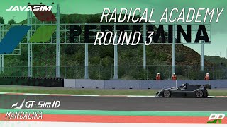 RADICAL ACADEMY ROUND 3 MANDALIKA  Assetto Corsa [upl. by Haidabez513]