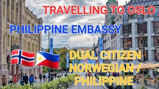 TRAVELLING TO OSLO FROM OPPDAL RENEWING PHILIPPINE PASSPORT DUAL CITIZEN [upl. by Michael]