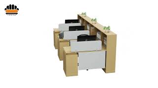 Open office desk 010 by MAIMO [upl. by Priscilla]