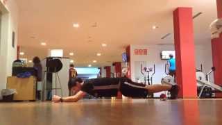 Plancha abdominal con desplazamiento [upl. by Torres]