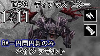 【GE3】GOD EATER 3 パフェ 111 TA23 ディアウス ピター Dyaus Pita バイジ アサルト [upl. by Letrice]