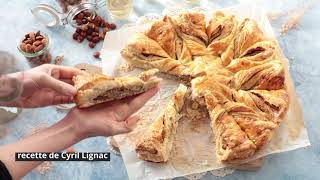 Galette des rois soleil à la frangipane noisette de Cyril Lignac [upl. by Davis]