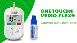 Use Control Solution  OneTouch Verio Flex [upl. by Ruelle]