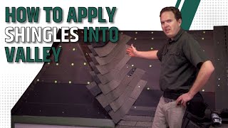 How to Apply Shingles Into Valley [upl. by Tavia]