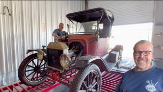 1915 Ford Model T Stock Engine Dyno Horsepower Test [upl. by Beore]