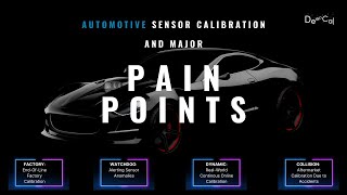 SoftwareBased Sensor Calibration in AUTOMOTIVE [upl. by Niamreg13]