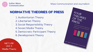 Normative Theories of Press UGC NETJRF Mass Communication and Journalism [upl. by Odell]