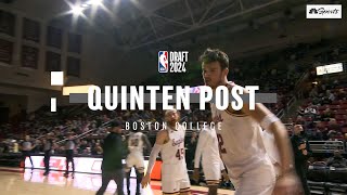 Watch Warriors secondround draft pick Quinten Post’s college highlights  NBC Sports Bay Area [upl. by Arat]