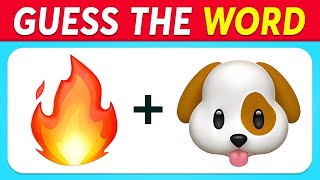 Guess the WORD by EMOJI  100 Words Emoji Quiz [upl. by Norraj952]