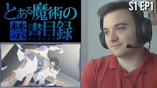 Such Misfortune  A Certain Magical Index  Season 1 Episode 1  Toaru Series  Reaction [upl. by Mafala319]