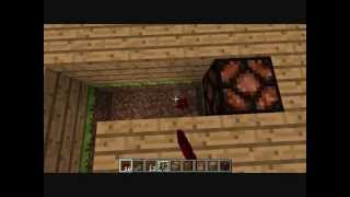 Minecraft  How to make a redstone light switch with redstone lamps [upl. by Yila621]