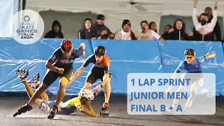 1 LAP Sprint Final B  A Junior Men  WSG2024  Italy [upl. by Cacie567]