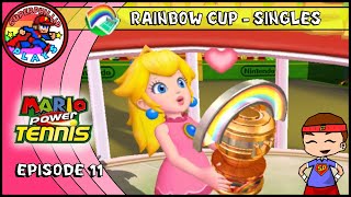 SuperPhillip Plays Mario Power Tennis  Episode 11 Star Tournament  Rainbow Cup Singles [upl. by Lyrehc804]