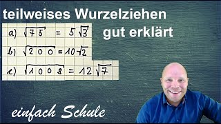 teilweises Wurzelziehen  6 Beispiele [upl. by Vanhomrigh]