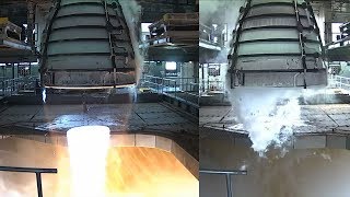 SLS RS25 Engine Test 21 February 2018 [upl. by Kcid]