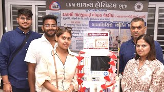 Dialysis Machine Donation I LNM Lions Hospital Bhuj [upl. by Aimo]