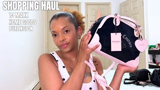 SHOPPING HAUL  TJ MAXX  HOME GOODS  BURLINGTON [upl. by Sacha]