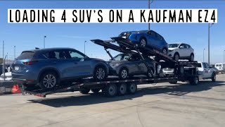 How to load 4 SUV’s on EZ4 step by step 8 vehicle day Part 2 [upl. by Assilen]