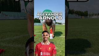 How to wear shin pads like ALEXANDERARNOLD ⚽️🇬🇧 gaincontrol howto shinpads alexanderarnold [upl. by Laira]