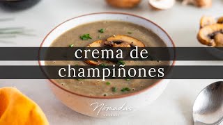 Crema de Champiñones Receta Saludable y Deliciosa [upl. by Thebazile]