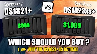 Synology DS1821 vs DS1823xs NAS  Which is BEST [upl. by Siravart]