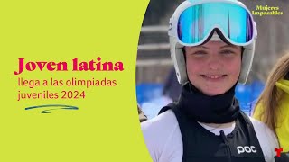 Joven latina llega a las olimpiadas juveniles 2024 [upl. by Klute]