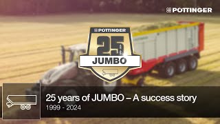 25 years of JUMBO loader wagons 1999  2024  A success story  PÖTTINGER [upl. by Kaete]