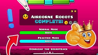 I COMPLETED AIRBORNE ROBOTS FIRST TRY 🤩 [upl. by Leunamnauj]