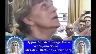 Apparition de la Vierge Marie à Medjugorje le 2 02 2019 [upl. by Aicella]