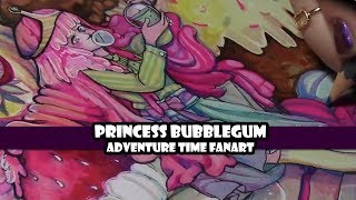 Princess Bubblegum  Adventure time fanart [upl. by Nicoli]