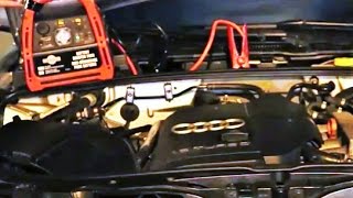 How to boost your car battery DIY  using Motomaster 1200 Peak Amps Battery Booster [upl. by Aruasi151]