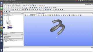 Lesson 5 Basic Of SalomePlatform Extrusion Along Path [upl. by Yrrac247]