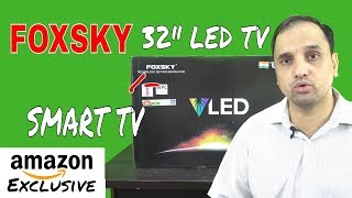 FOXSKY 32quot LED SmartTv with 5 Star Energy Rating and Air Mouse [upl. by Ihtraa337]