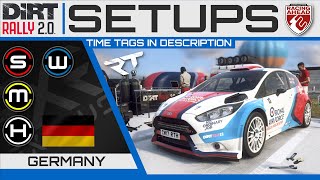 Ford Fiesta R5 MKI 2017  Germany SETUPS  DiRT Rally 20 [upl. by Il329]