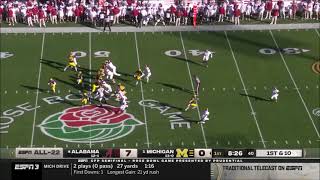 JJ McCarthy Michigan QB vs Alabama 2023 [upl. by Malita]