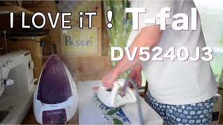 60🧵【Part2】ティファールのアイロンのテスト使用してみました！ I bought an iron【Tfal GV5240J3】 Test drive [upl. by Alrac]