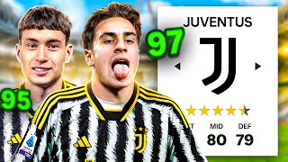 I Rebuild JUVENTUS amp Trusted Their WONDERKIDS 😍 [upl. by Annayd116]