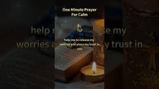 One Minute Prayer For Clam🧡🧡god prayer love motivation morning sleep night meditation clam [upl. by Thapa]