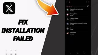 How To Fix Installation Failed On X Twitter App [upl. by Leval]