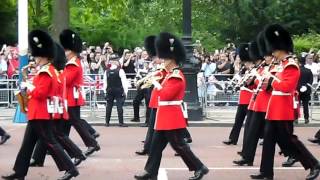 Band of the Welsh Guards Trooping the Colour 2016 [upl. by Einnahpets]