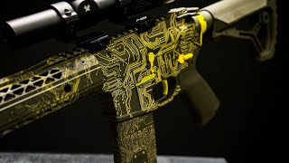 Laser amp Cerakote PCB Circuit Board AR15 [upl. by Verdha]