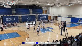 Nicolet Union High School v Whitefish Bay  Sectional Quarterfinal  102524 [upl. by Astrix]