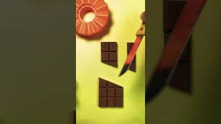 Chocolate with an Extra Slice 91 chocolateasmr shorts satisfying [upl. by Crutcher]