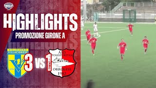 Calcio Promozione Gir A  VillacidreseOrrolese 31 Highlights [upl. by Muffin]