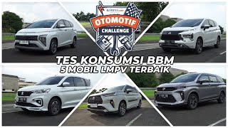 TES KONSUMSI BBM 5 MOBIL LMPV TERBAIK DI INDONESIA  Kompas Otomotif Challenge [upl. by Wahs]