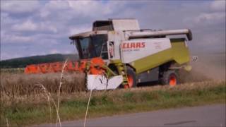 Raps dreschen  Claas Lexion 450  Schlepperfahrer718 [upl. by Chapin]