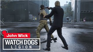 Watch Dogs Legion John Wick Stealth Kills Rescue DedSec Operative Mission  Hitman Gameplay [upl. by Filippa397]