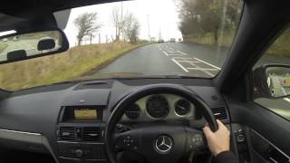 W204 Mercedes C Class POV Test Drive AMG Sport [upl. by Oakley787]