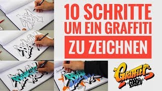 Graffiti Coach  10 Schritte um ein Graffiti zu zeichnen  Basics [upl. by Mooney]