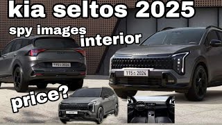 Kia Seltos 2025 spy images interior exterior prise launch date review [upl. by Leveridge]